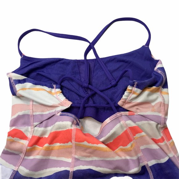 Lululemon Spaghetti Strap Tank Top Purple Orange S - Picture 6 of 8